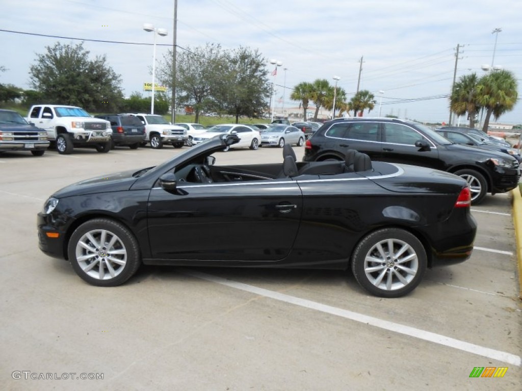 Black Pearl Metallic 2013 Volkswagen Eos Komfort Exterior Photo #71865156