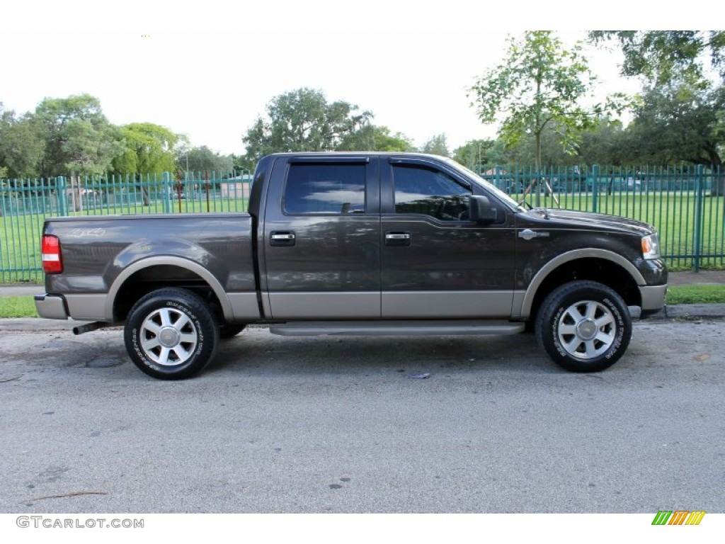 2005 F150 King Ranch SuperCrew 4x4 - Dark Stone Metallic / Castano Brown Leather photo #12