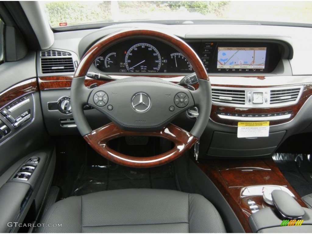 2013 Mercedes-Benz S 550 Sedan Black Dashboard Photo #71866530