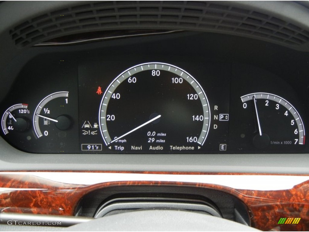 2013 Mercedes-Benz S 550 Sedan Gauges Photo #71866560