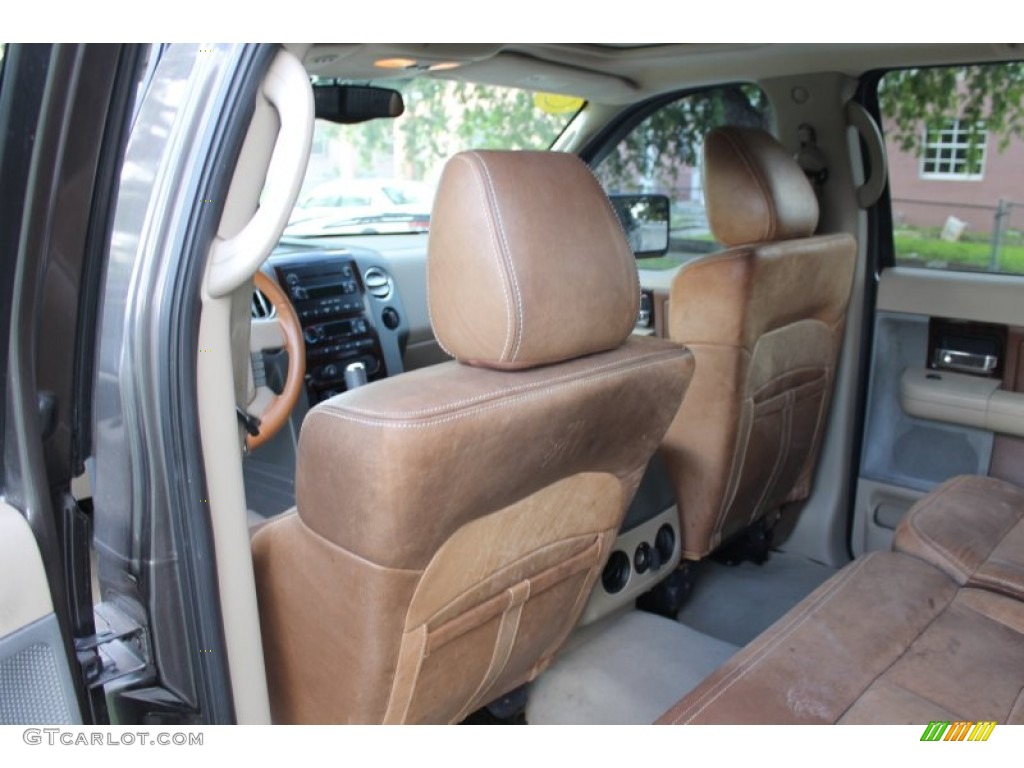 2005 F150 King Ranch SuperCrew 4x4 - Dark Stone Metallic / Castano Brown Leather photo #69