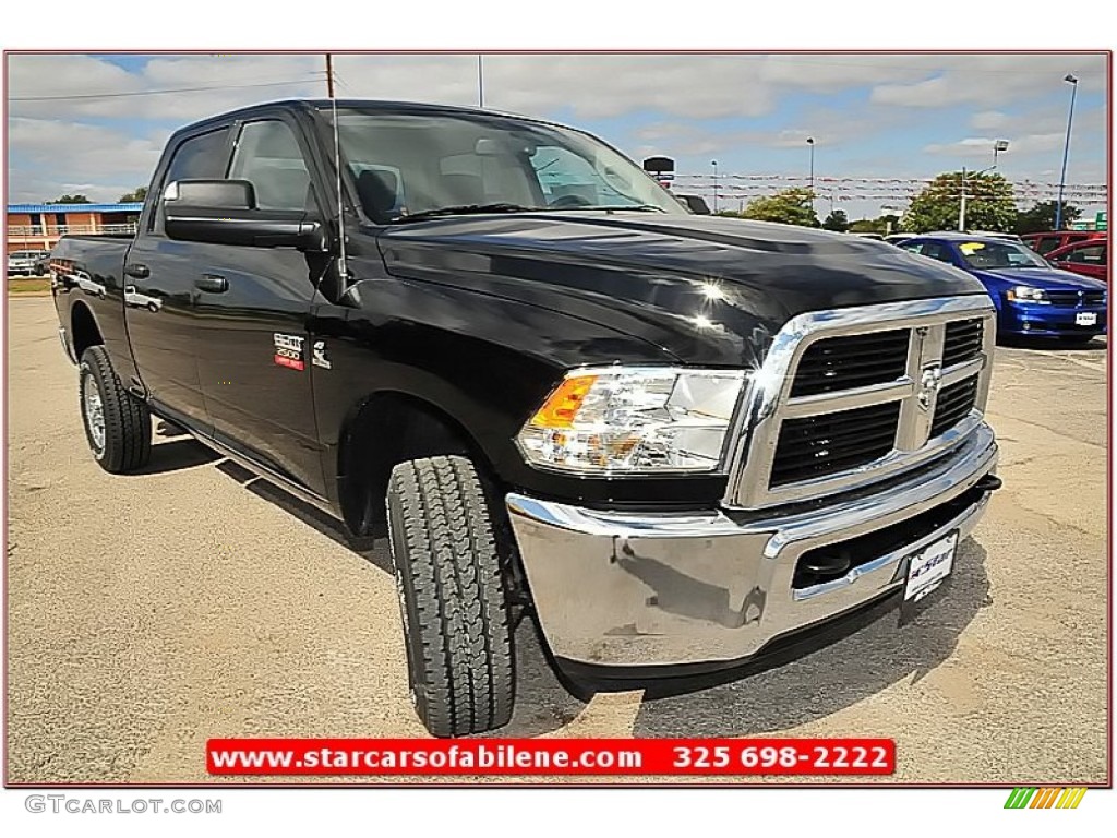 2012 Ram 2500 HD ST Crew Cab 4x4 - Black / Dark Slate/Medium Graystone photo #10