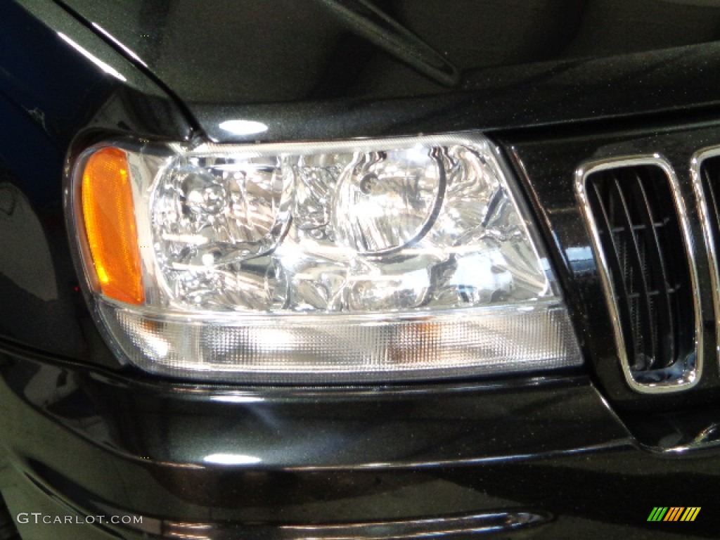 2002 Grand Cherokee Limited 4x4 - Black / Dark Slate Gray photo #28