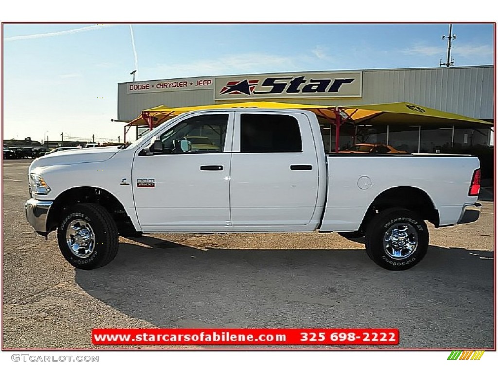 2012 Ram 2500 HD ST Crew Cab 4x4 - Bright White / Dark Slate/Medium Graystone photo #3