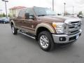 2012 Golden Bronze Metallic Ford F350 Super Duty Lariat Crew Cab 4x4  photo #8