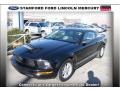 2008 Black Ford Mustang V6 Deluxe Coupe  photo #1