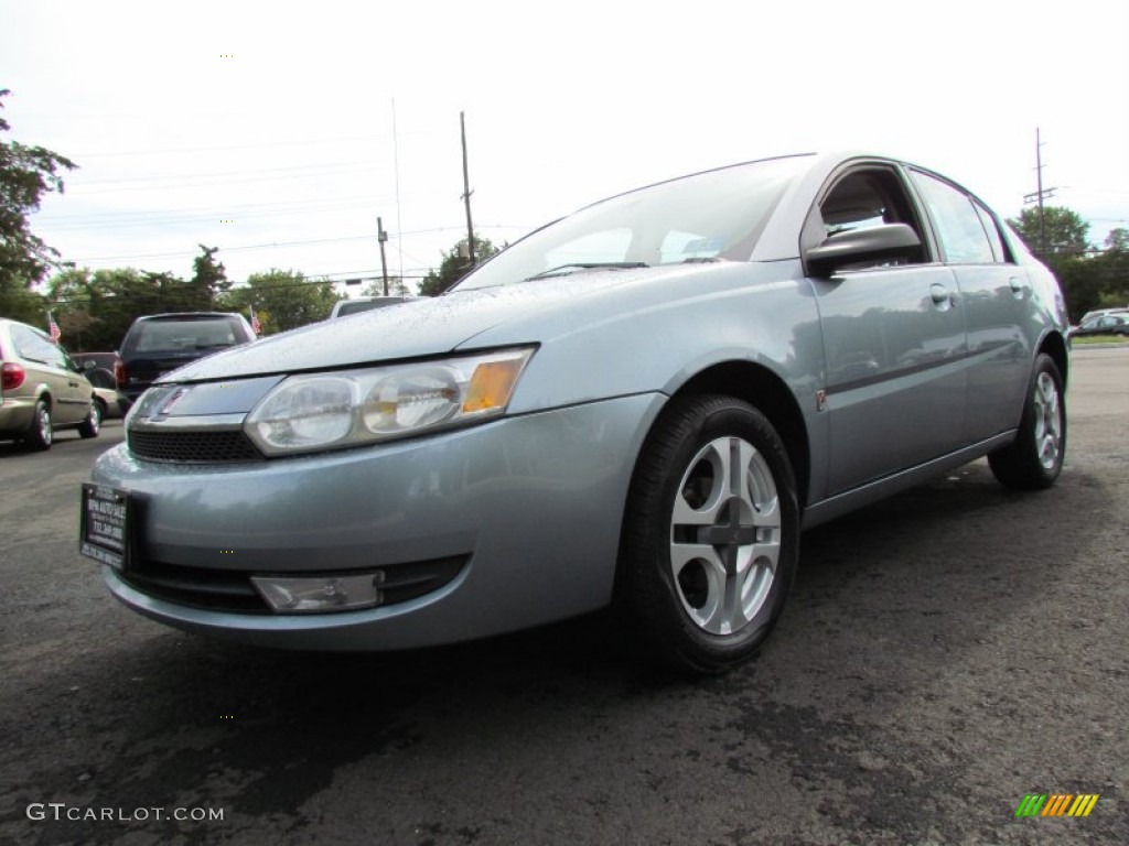 2003 ION 3 Sedan - Silver Blue / Gray photo #1