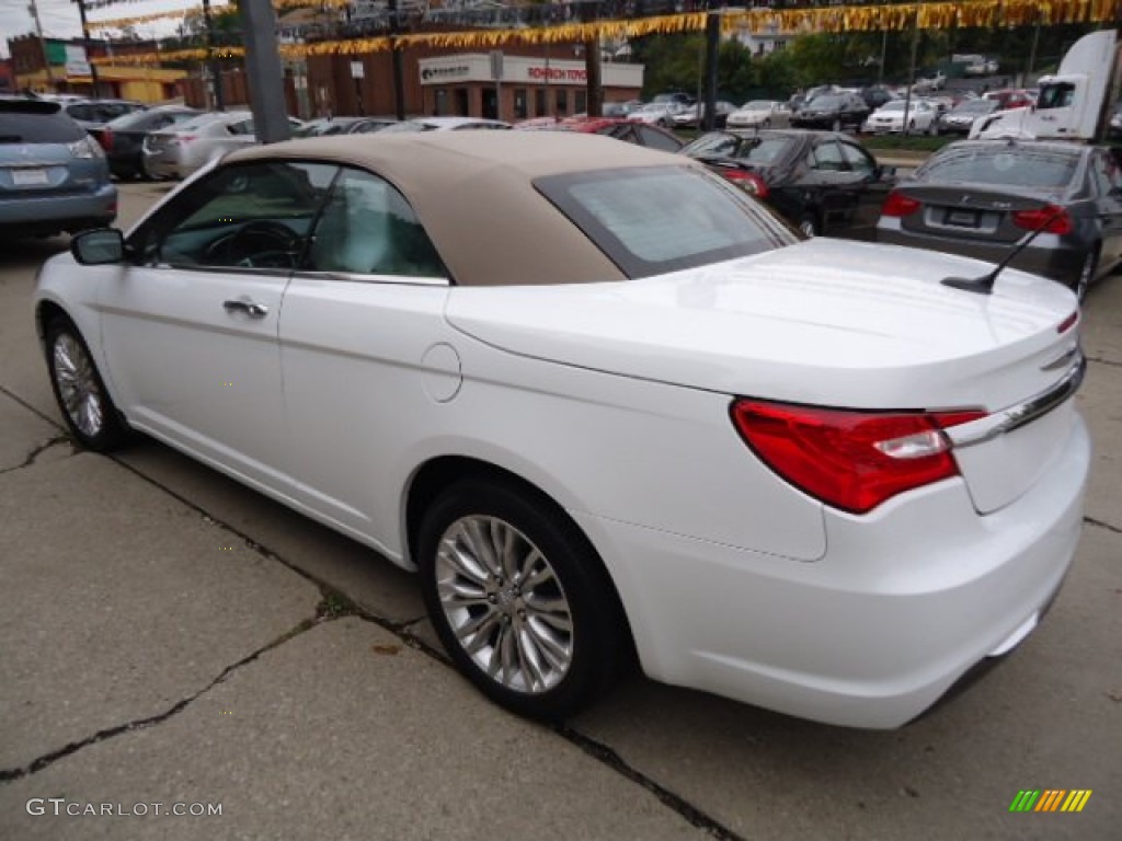 2011 200 Limited Convertible - Bright White / Black/Light Frost Beige photo #9
