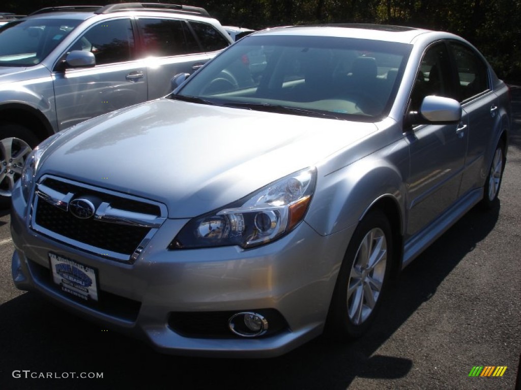 2013 Legacy 3.6R Limited - Ice Silver Metallic / Off Black Leather photo #1