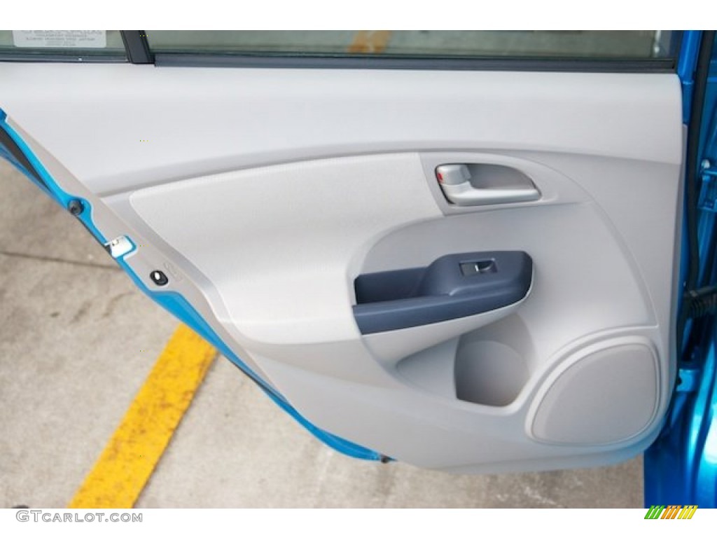 2010 Honda Insight Hybrid EX Navigation Gray Door Panel Photo #71871297