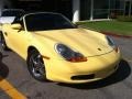 1998 Pastel Yellow Porsche Boxster   photo #1