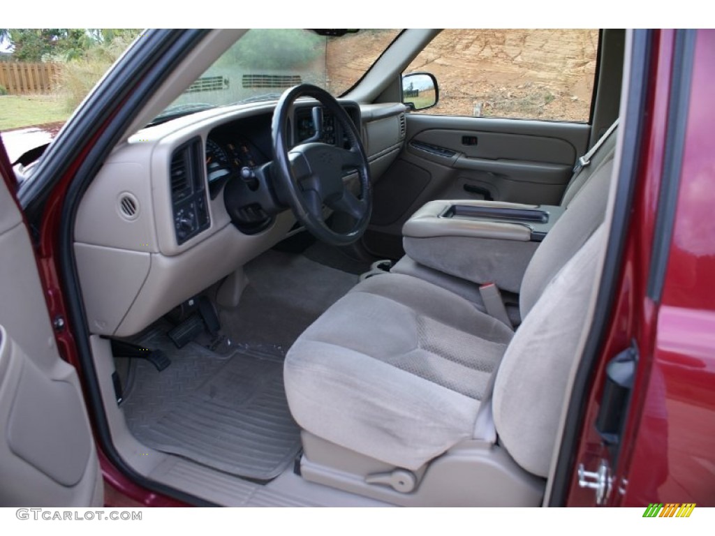 Medium Gray Interior 2005 Chevrolet Silverado 1500 LS Extended Cab Photo #71871726