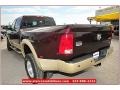 2012 Deep Molten Red Pearl Dodge Ram 3500 HD Laramie Longhorn Crew Cab 4x4 Dually  photo #4