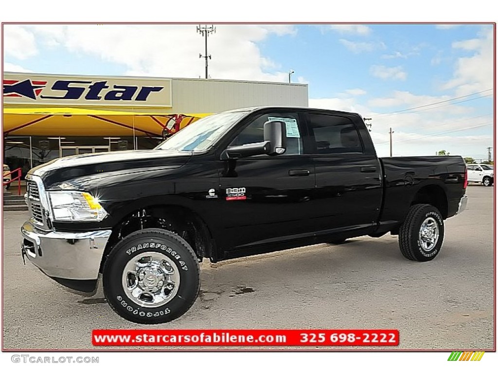 2012 Ram 2500 HD ST Crew Cab 4x4 - Black / Dark Slate/Medium Graystone photo #1