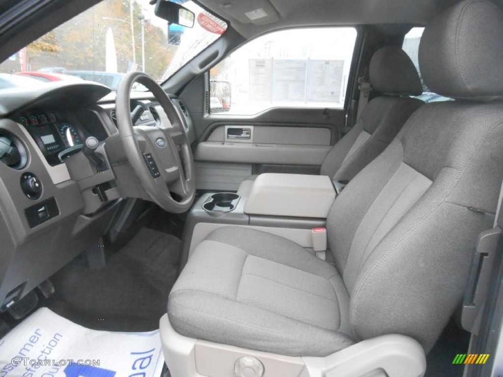 Medium Stone Interior 2010 Ford F150 STX SuperCab 4x4 Photo #71874669