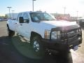 Summit White - Silverado 3500HD LT Crew Cab 4x4 Dually Photo No. 8