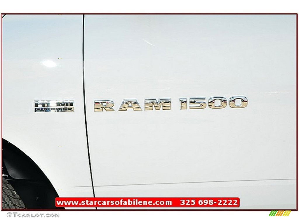 2012 Ram 1500 Express Crew Cab 4x4 - Bright White / Dark Slate Gray/Medium Graystone photo #2