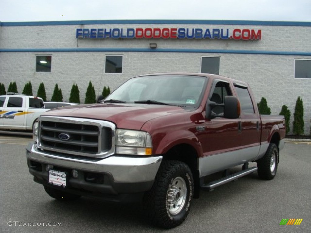 Dark Toreador Red Metallic Ford F250 Super Duty