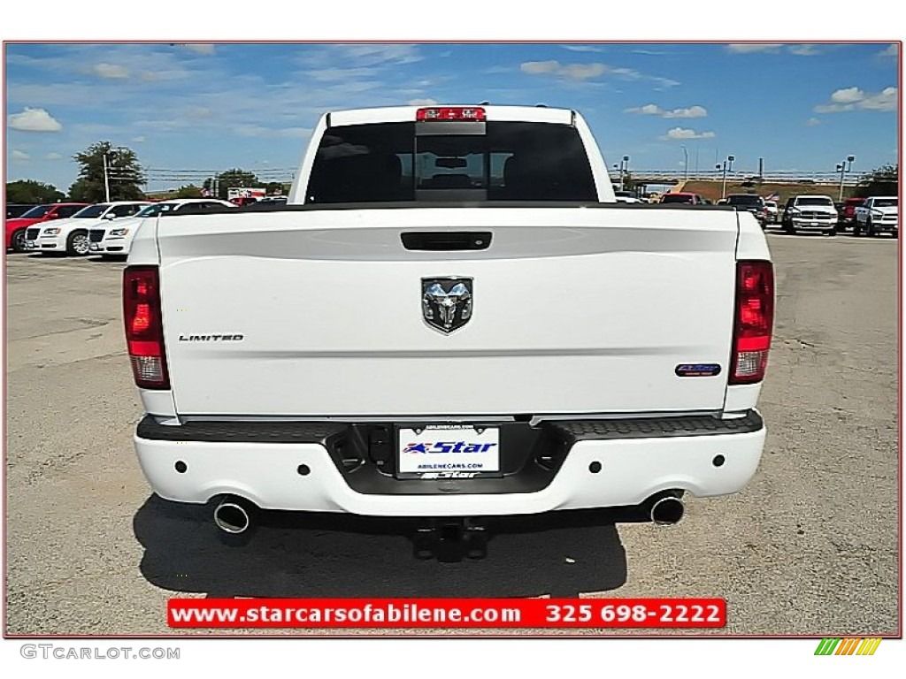 2012 Ram 1500 Laramie Limited Crew Cab - Bright White / Dark Slate Gray photo #5