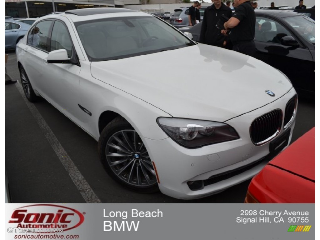 2011 7 Series 750Li Sedan - Alpine White / Oyster/Black photo #1