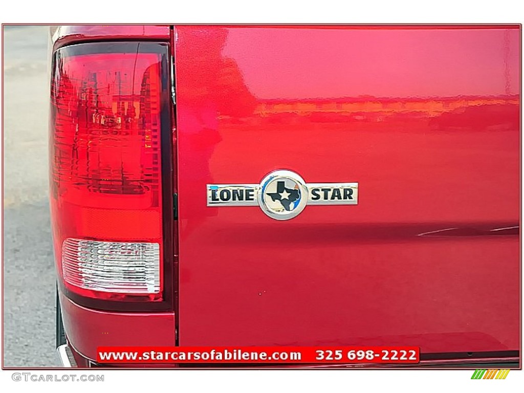 2012 Ram 1500 Lone Star Quad Cab 4x4 - Deep Cherry Red Crystal Pearl / Light Pebble Beige/Bark Brown photo #4