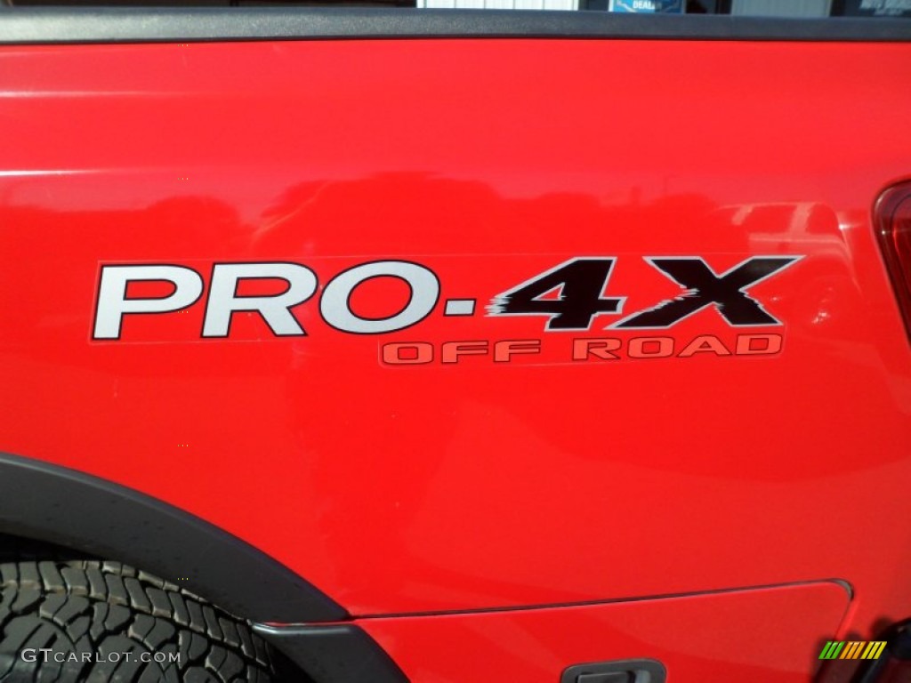 2009 Titan SE Crew Cab 4x4 - Red Alert / Pro-4X Charcoal photo #15