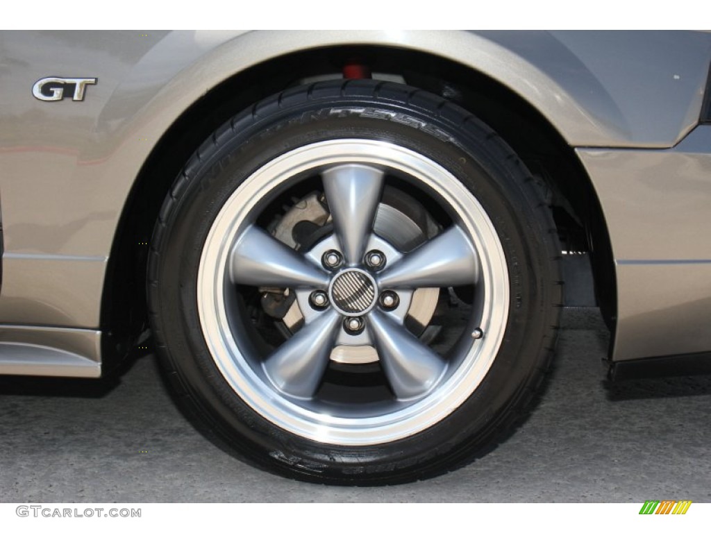 2001 Mustang GT Coupe - Mineral Grey Metallic / Dark Charcoal photo #9