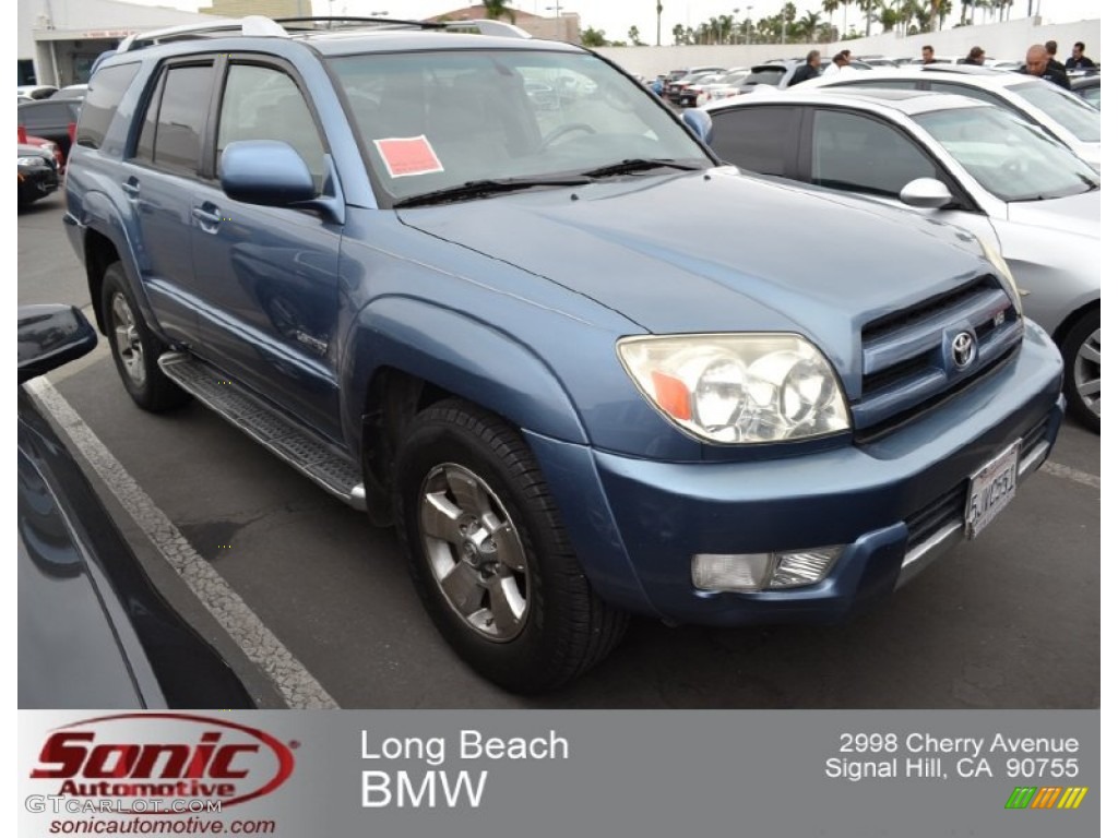 2004 4Runner Limited - Pacific Blue Metallic / Stone photo #1