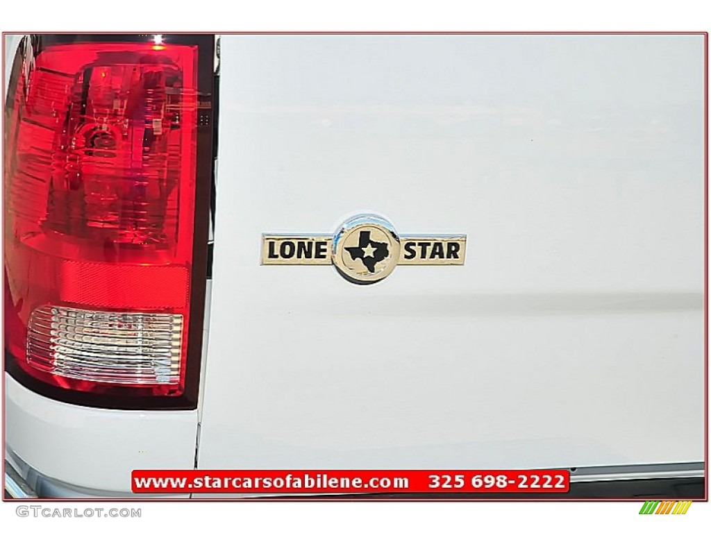 2012 Ram 1500 Lone Star Quad Cab - Bright White / Light Pebble Beige/Bark Brown photo #5
