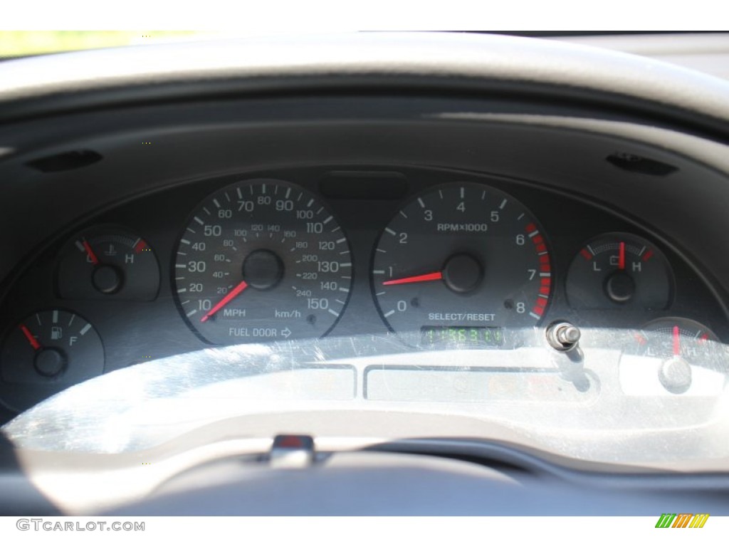 2001 Ford Mustang GT Coupe Gauges Photo #71878479