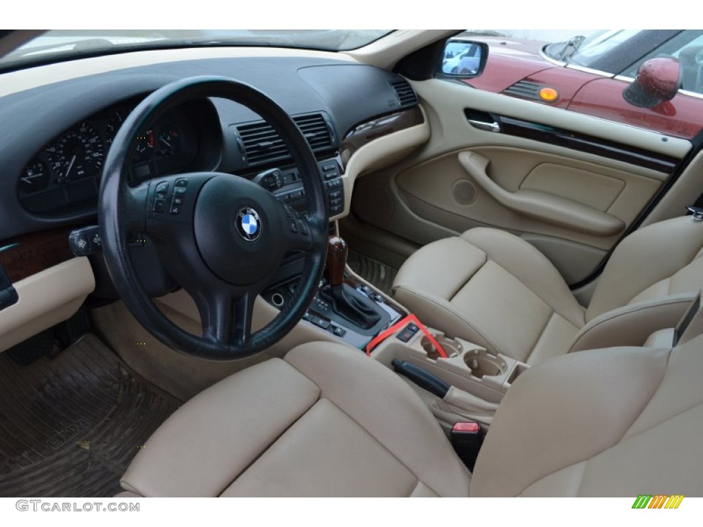 2001 3 Series 325i Wagon - Alpine White / Sand photo #4