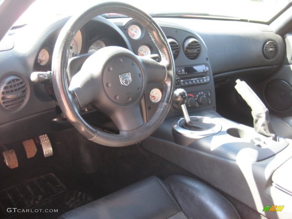 2003 Dodge Viper SRT-10 Black Dashboard Photo #71879601