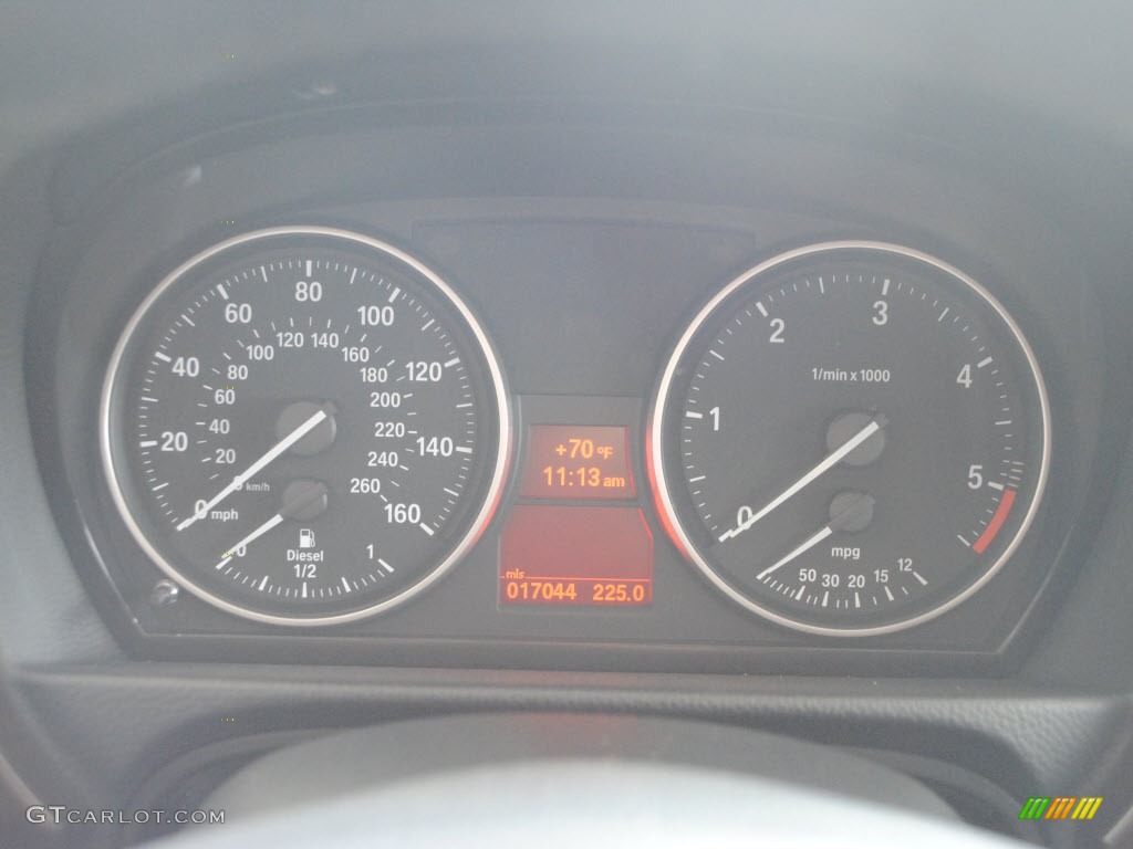 2011 3 Series 335d Sedan - Space Gray Metallic / Black photo #17