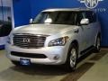 2012 Liquid Platinum Infiniti QX 56 4WD  photo #3