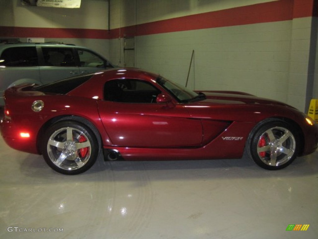 2008 Viper SRT-10 Coupe - Venom Red Metallic / Black/Natural Tan photo #36