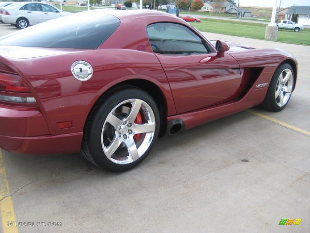 2008 Viper SRT-10 Coupe - Venom Red Metallic / Black/Natural Tan photo #58