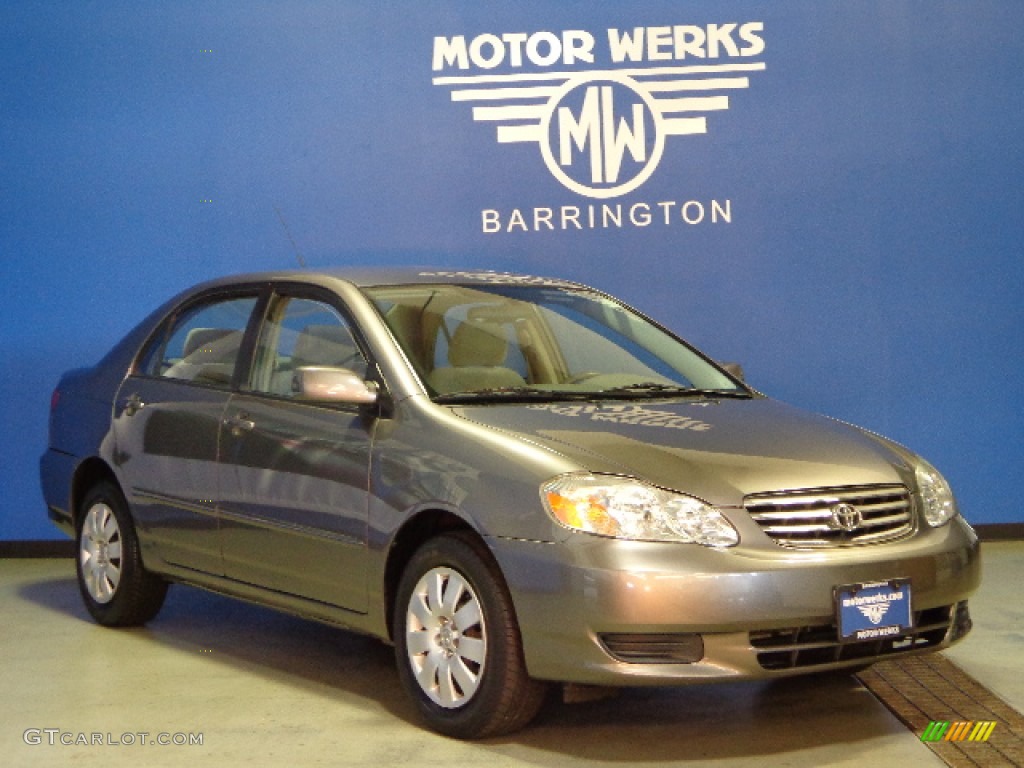 2003 Corolla LE - Moonshadow Metallic / Light Gray photo #1