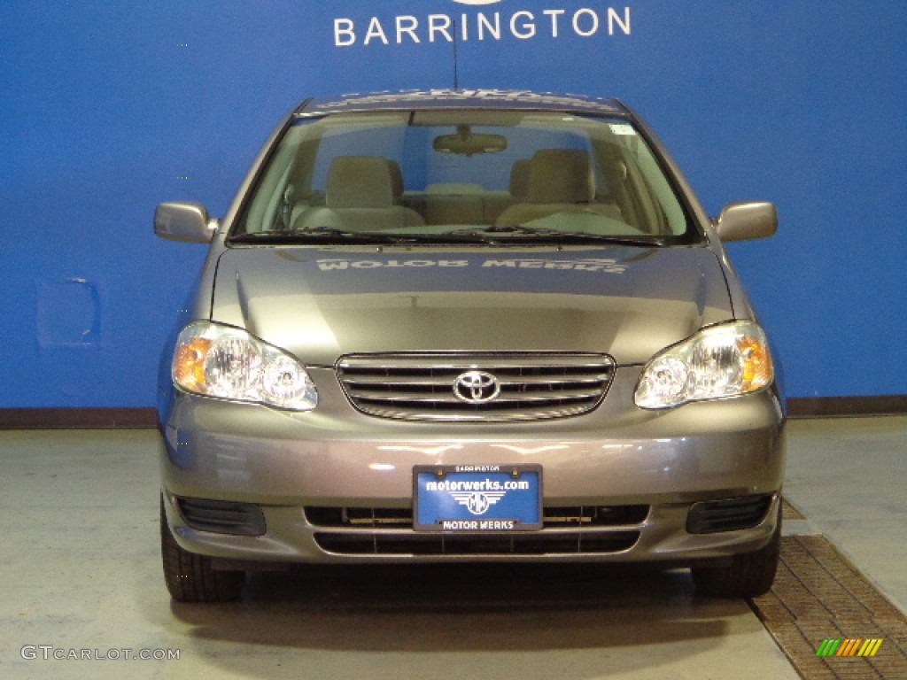 2003 Corolla LE - Moonshadow Metallic / Light Gray photo #2