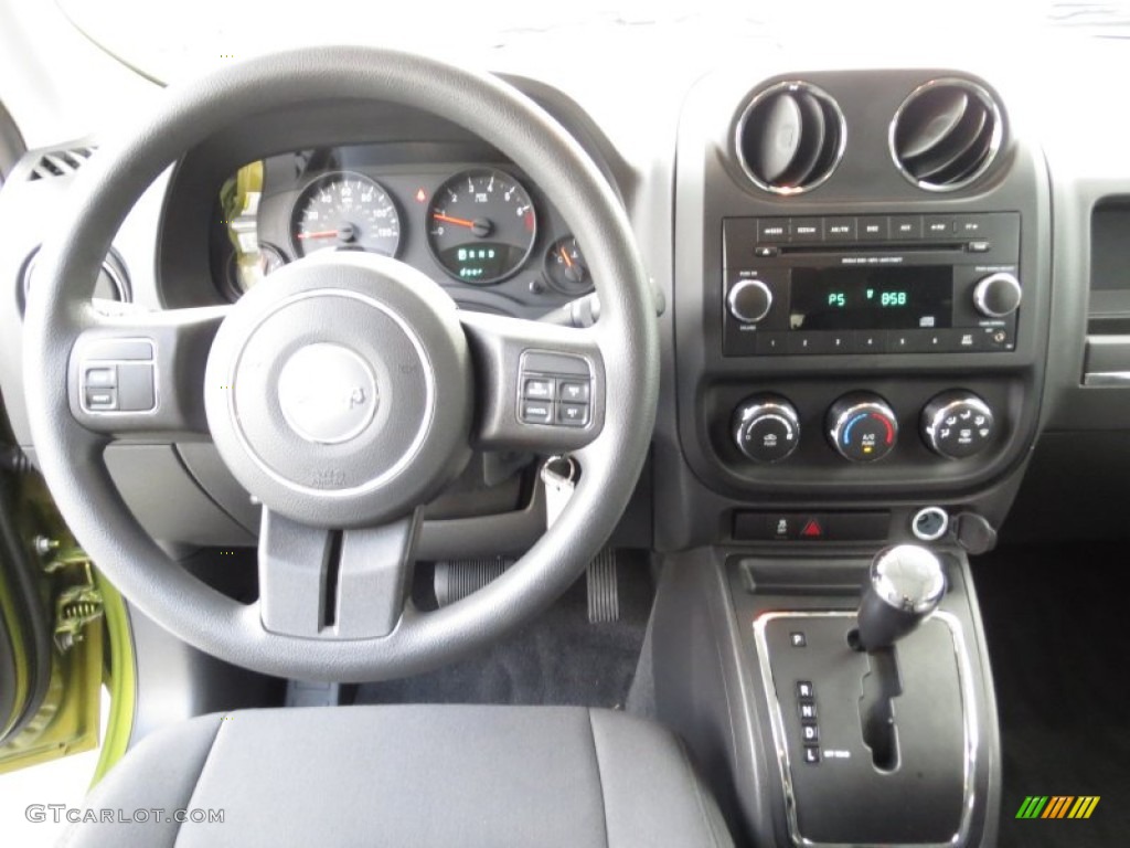 2012 Jeep Patriot Sport 4x4 Dark Slate Gray Dashboard Photo #71883475