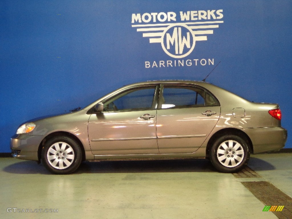 2003 Corolla LE - Moonshadow Metallic / Light Gray photo #5