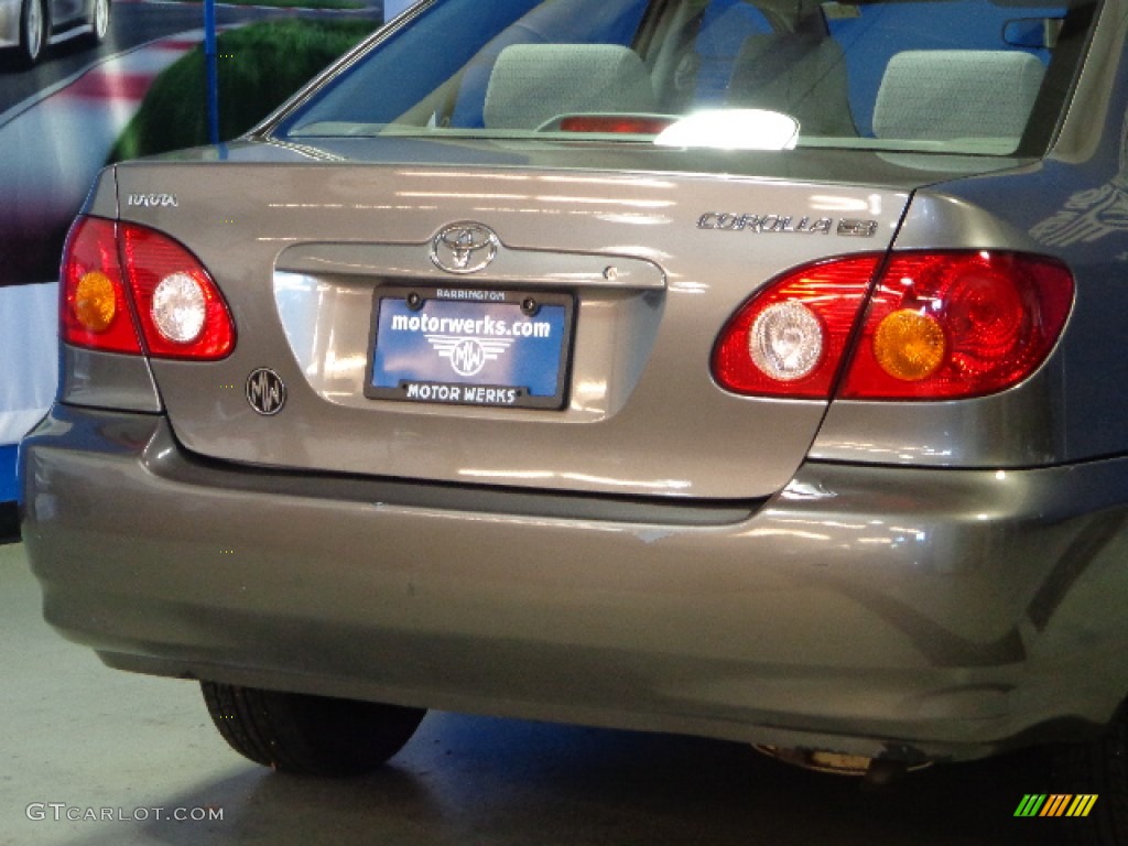 2003 Corolla LE - Moonshadow Metallic / Light Gray photo #8