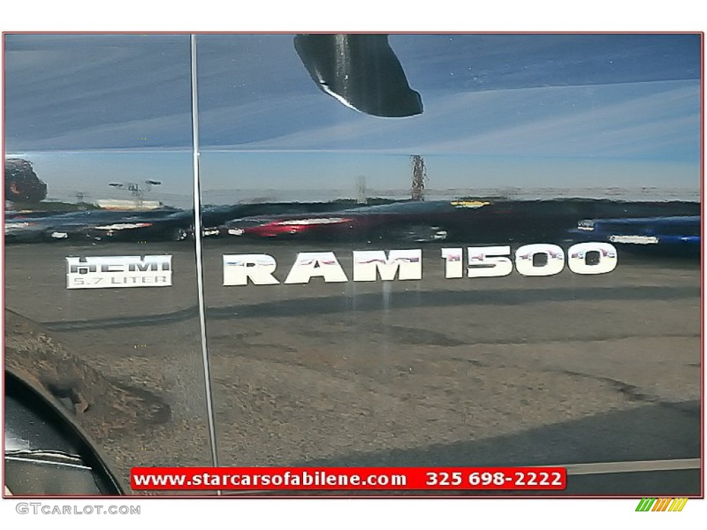 2012 Ram 1500 Lone Star Quad Cab 4x4 - Black / Dark Slate Gray/Medium Graystone photo #2