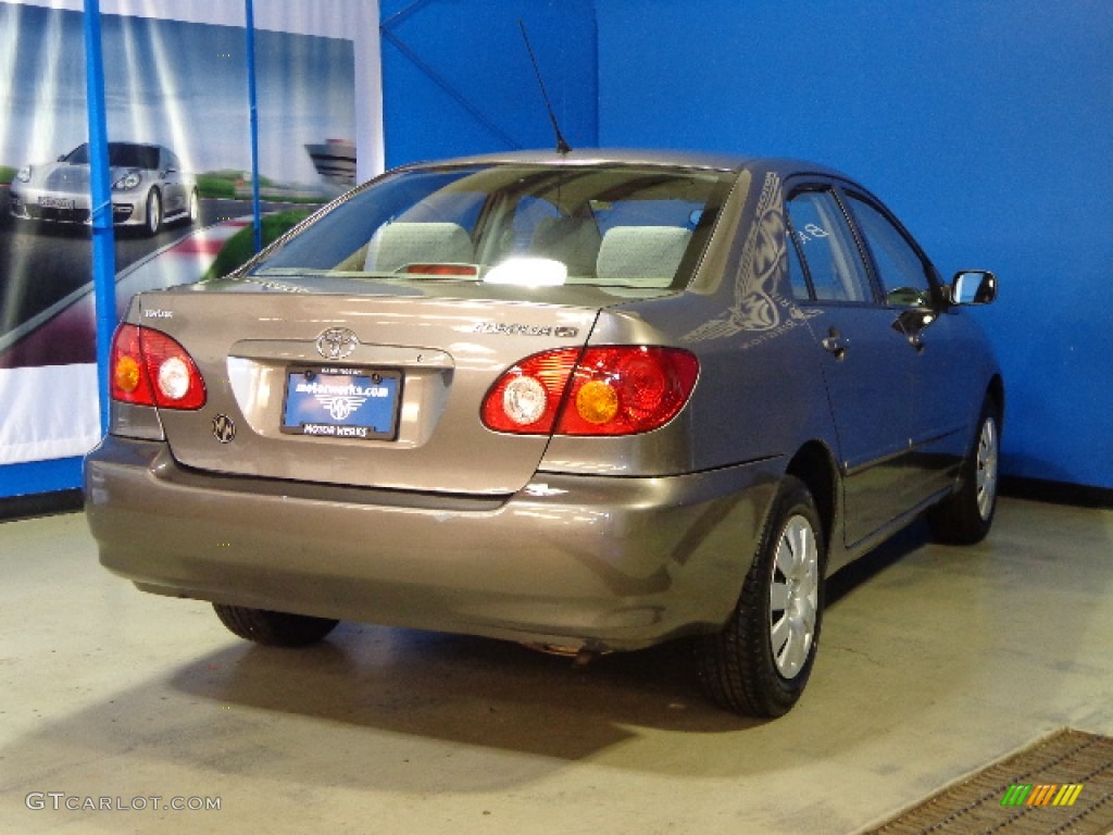 2003 Corolla LE - Moonshadow Metallic / Light Gray photo #9