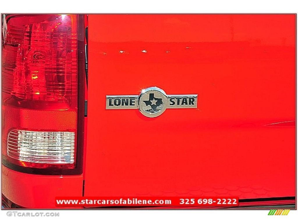 2012 Ram 1500 Lone Star Quad Cab 4x4 - Flame Red / Dark Slate Gray/Medium Graystone photo #5