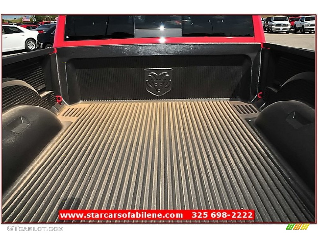 2012 Ram 1500 Lone Star Quad Cab 4x4 - Flame Red / Dark Slate Gray/Medium Graystone photo #8