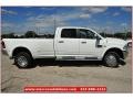 2012 Bright White Dodge Ram 3500 HD Laramie Longhorn Crew Cab 4x4 Dually  photo #10