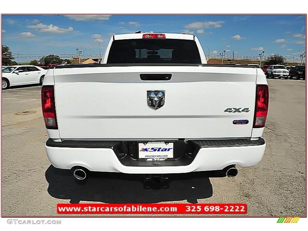 2012 Ram 1500 Express Quad Cab 4x4 - Bright White / Dark Slate Gray/Medium Graystone photo #5