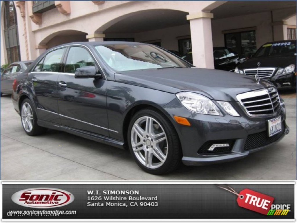 2010 E 350 Sedan - Steel Grey Metallic / Ash Gray photo #1