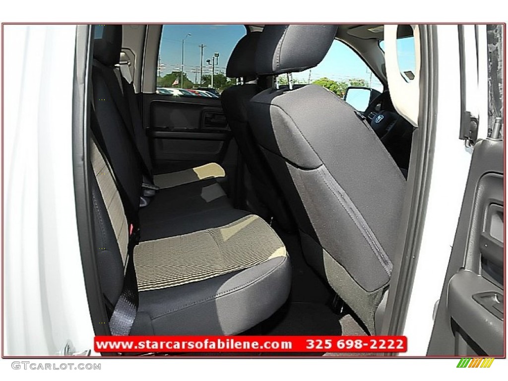 2012 Ram 1500 Express Quad Cab 4x4 - Bright White / Dark Slate Gray/Medium Graystone photo #22