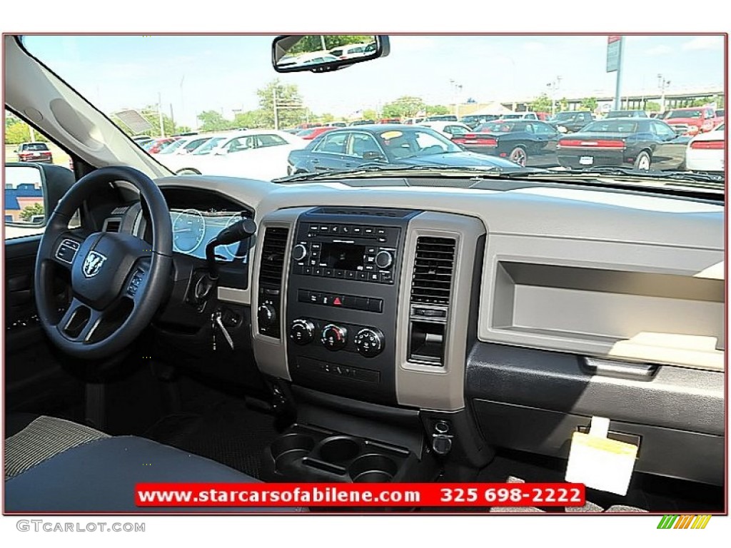 2012 Ram 1500 Express Quad Cab 4x4 - Bright White / Dark Slate Gray/Medium Graystone photo #27